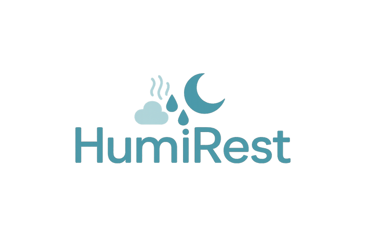 logo that says HumiRest for a sleep aid humidifier